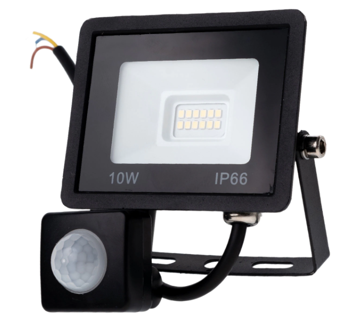 Proiector led 10W cu senzor de miscare 900lm , IP66 220V
